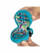 JuJuBe (США) Контейнер для пустышек, футляр, круглая сумочка Paci Pod Неоновая Голубая - Electric Blue